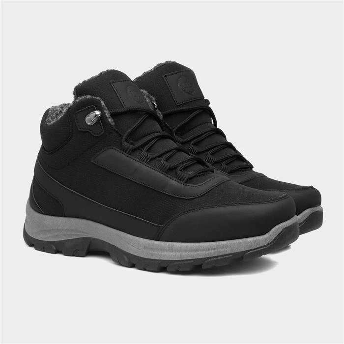 Urban Territory Blaze Mens Black Warm Lined Boot 7 Urban Territory Blaze Mens Black Warm Lined Boot - Image 5