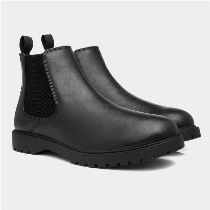Beckett Beau Mens Black Chelsea Boot 7 Beckett Beau Mens Black Chelsea Boot - Image 5
