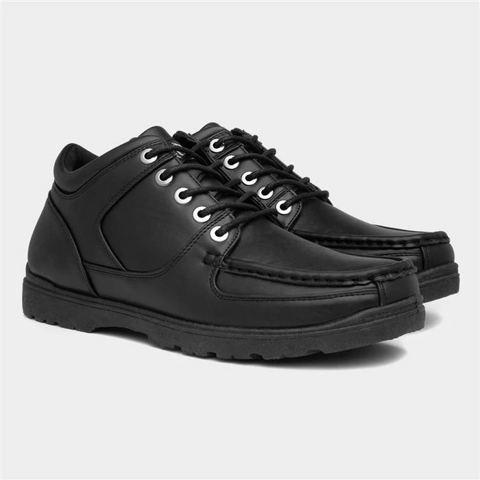 Urban Territory Mens Black Low Boot 7 Urban Territory Mens Black Low Boot - Image 5