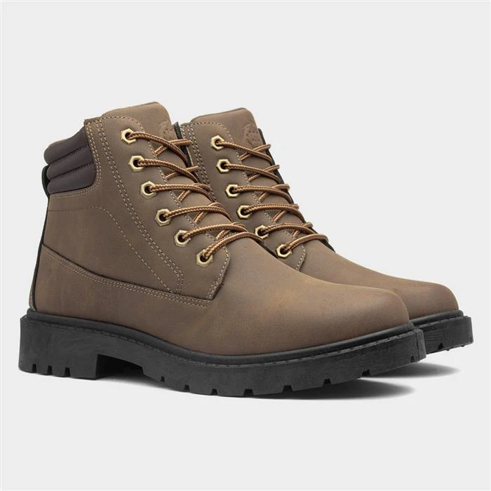 Urban Territory Bill Mens Brown Lace Up Boot 7 Urban Territory Bill Mens Brown Lace Up Boot - Image 5