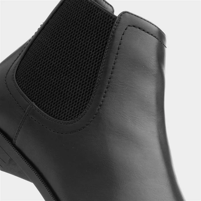 Beckett Boston Mens Black Zip Up Chelsea Boot 6 Beckett Boston Mens Black Zip Up Chelsea Boot - Image 4