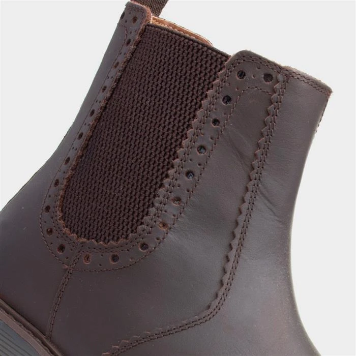 Catesby Caleb Mens Brown Leather Ankle Boot 6 Catesby Caleb Mens Brown Leather Ankle Boot - Image 4