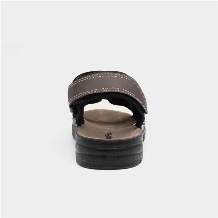 Red Fish Mens Easy Fasten Sandal In Brown 4 Red Fish Mens Easy Fasten Sandal In Brown - Image 3