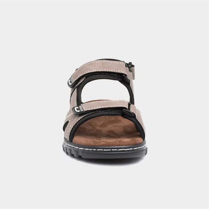 Hobos Mens Light Brown Sporty Easy Fasten Sandal 2 Hobos Mens Light Brown Sporty Easy Fasten Sandal