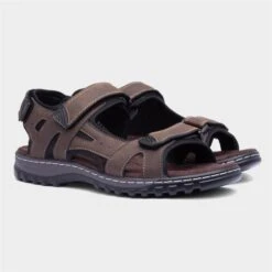 Hobos Mens Brown Easy Fasten Sandal 11 Hobos Mens Brown Easy Fasten Sandal -Skechery Store 594095 2 L06.20230519000115