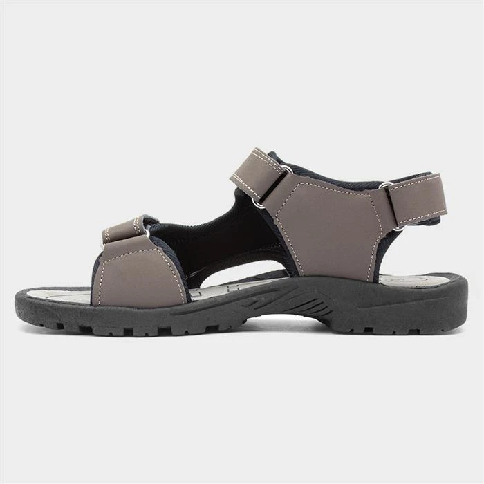 Red Fish Mens Brown Triple Easy Fasten Sandal 4 Red Fish Mens Brown Triple Easy Fasten Sandal - Image 2