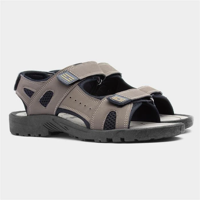 Red Fish Mens Brown Triple Easy Fasten Sandal 7 Red Fish Mens Brown Triple Easy Fasten Sandal - Image 5