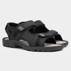 Red Fish Mens Black Easy Fasten Sandals 11 Red Fish Mens Black Easy Fasten Sandals -Skechery Store 594097 2 L06.20230222000141