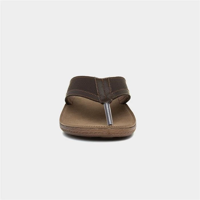 Red Fish Mens Brown Toe Post Sandal 3 Red Fish Mens Brown Toe Post Sandal
