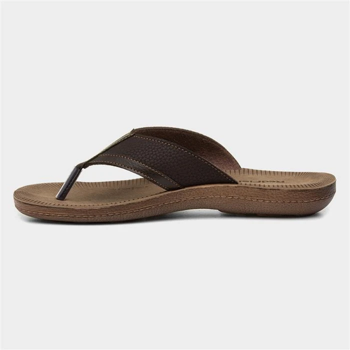 Red Fish Mens Brown Toe Post Sandal 4 Red Fish Mens Brown Toe Post Sandal - Image 2