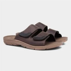 Red Fish Mens Brown Mule Sandal 11 Red Fish Mens Brown Mule Sandal -Skechery Store 59471 2 L06.20230724000151