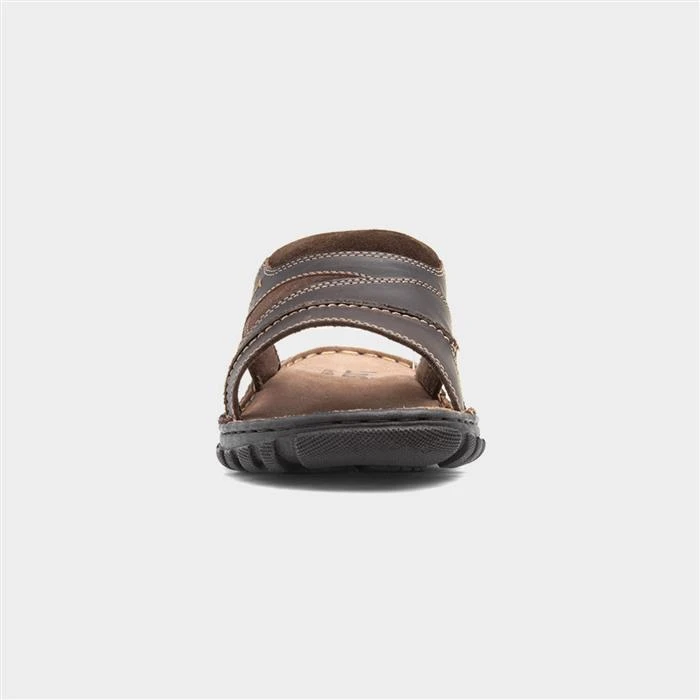Lotus Mens Brown Leather Slip On Sandal 3 Lotus Mens Brown Leather Slip On Sandal