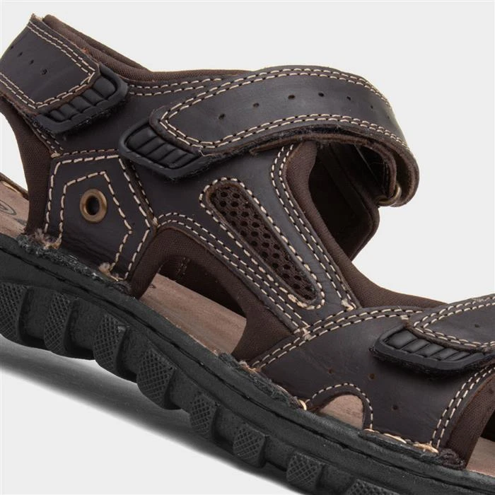 Lotus Douglas Mens Brown Leather Sandal 6 Lotus Douglas Mens Brown Leather Sandal - Image 4
