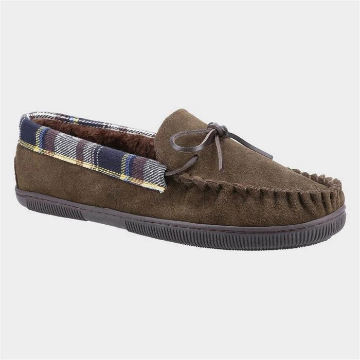Cotswold Sodbury Mens Brown Moccasin Slipper 3 Cotswold Sodbury Mens Brown Moccasin Slipper