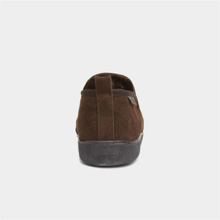 Hush Puppies Arnold Mens Brown Full Slipper 5 Hush Puppies Arnold Mens Brown Full Slipper - Image 3