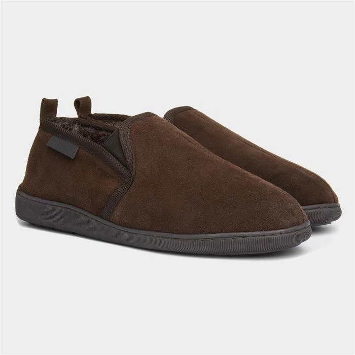 Hush Puppies Arnold Mens Brown Full Slipper 7 Hush Puppies Arnold Mens Brown Full Slipper - Image 5
