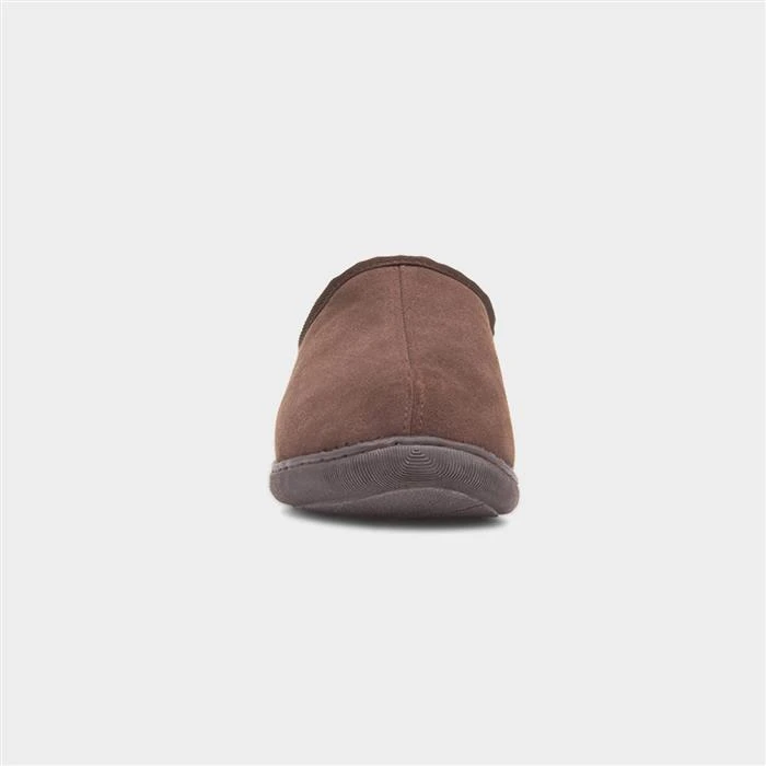 Hush Puppies Ashton Mens Brown Suede Mule Slipper 3 Hush Puppies Ashton Mens Brown Suede Mule Slipper