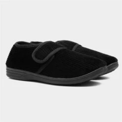 Jo & Joe Ken Mens Black Slipper 11 Jo & Joe Ken Mens Black Slipper -Skechery Store 699543 2 L06.20230627000423