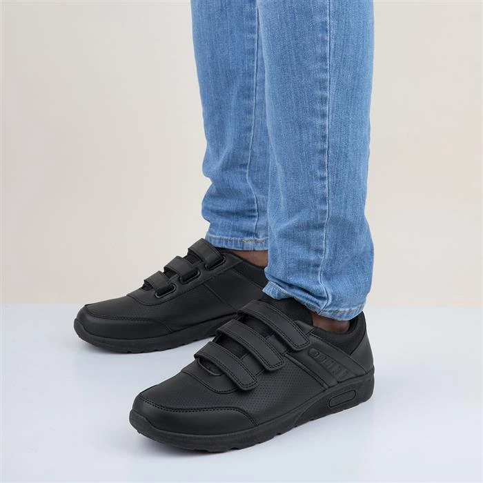 XL Ribble Mens Black Easy Fasten Sports Casual 7 XL Ribble Mens Black Easy Fasten Sports Casual - Image 5